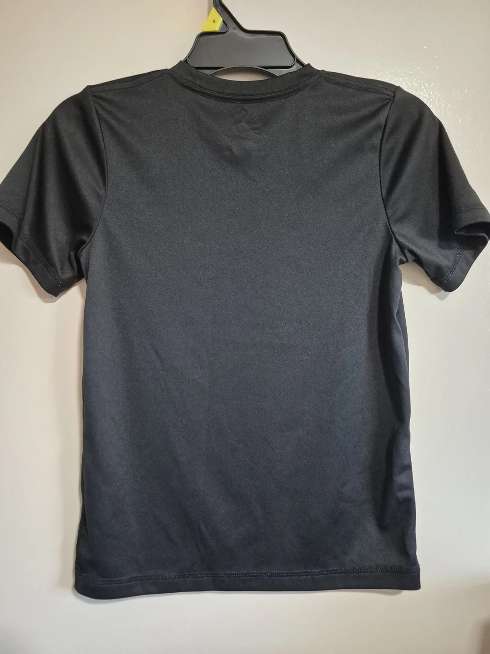 adidas Black Short-Sleeve Logo Tee Size 6